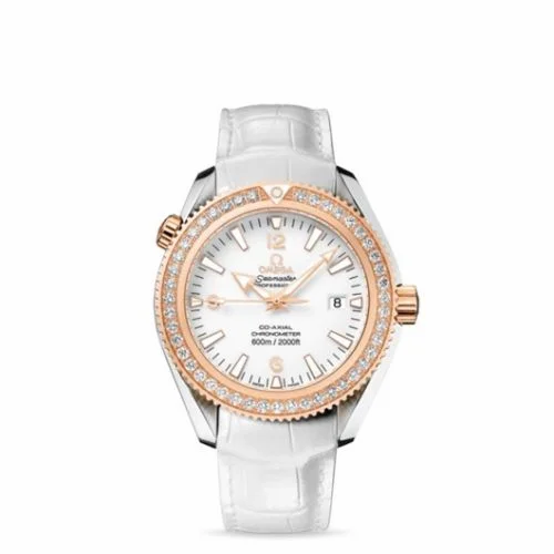 Omega Seamaster Planet Ocean 600M Co-Axial 42 Stainless Steel / Red Gold / Diamond / White / Alligator 222.28.42.20.04.001 (22228422004001)